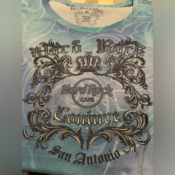 WOMEN’S HARD ROCK COUTURE SAN ANTONIO T-SHIRT. - Picture 2 of 10